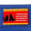 My Pets Are Home Alone - Emergency Information Wallet Card & Key Ring Tag Set