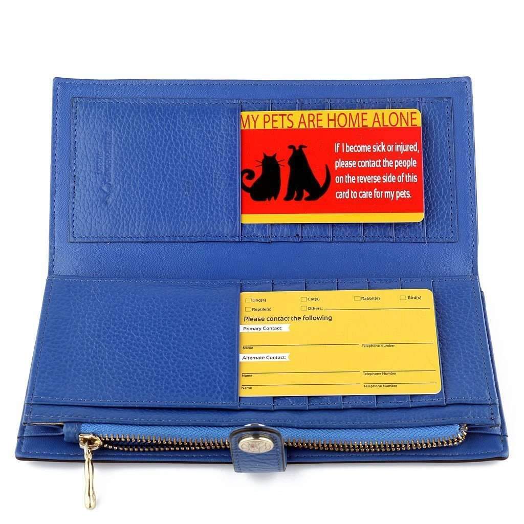My Pets Are Home Alone - Emergency Information Wallet Card & Key Ring – UK  Custom Pet Collars UK