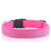 Deluxe Bamboo & Padded Fleece - Personalised Dog Collar