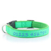 Deluxe Bamboo & Padded Fleece - Personalised Dog Collar