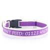 Personalised Embroidered Collar - Made from Organic Bamboo Webbing