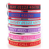 Personalised Embroidered Collar - Made from Organic Bamboo Webbing