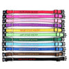 (NEW DESIGN) SUPER PREMIUM - NYLON & PADDED NEOPRENE WITH SAFETY REFLECTION STRIPS DOG COLLARS