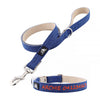 Hemp Dog Collar - Personalised Classic Embroidered, Metal  Buckle