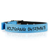 Deluxe Buckle Style Personalised Dog Collar - Soft Padded Nylon & Neoprene